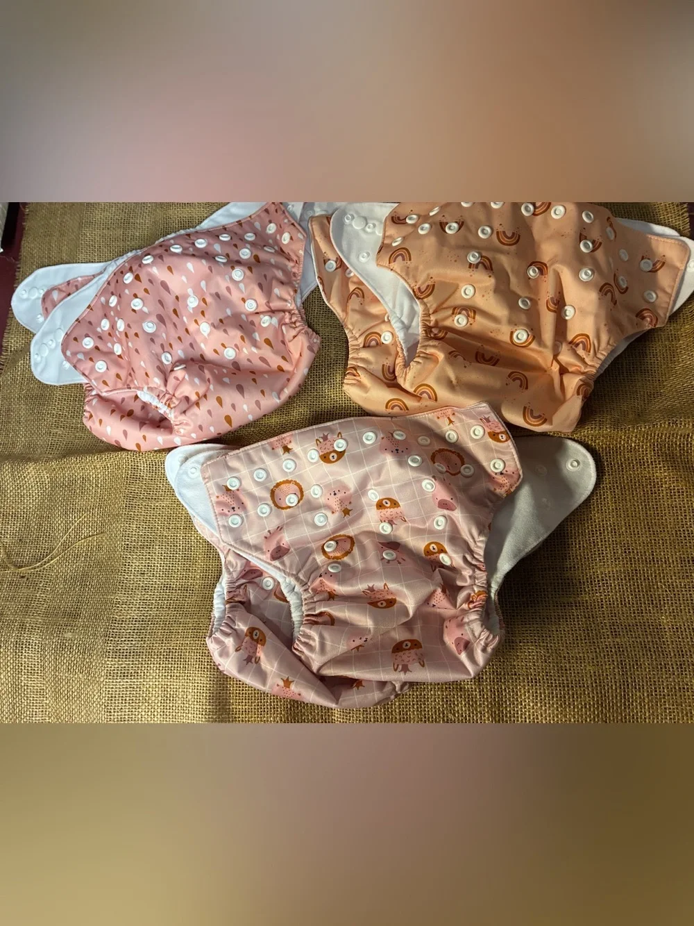 Cloth Diapers - 14 cloth diapers and 12 inserts